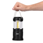 2E Camping lantern battery powered, AAx3, 200lm, 3W, folding