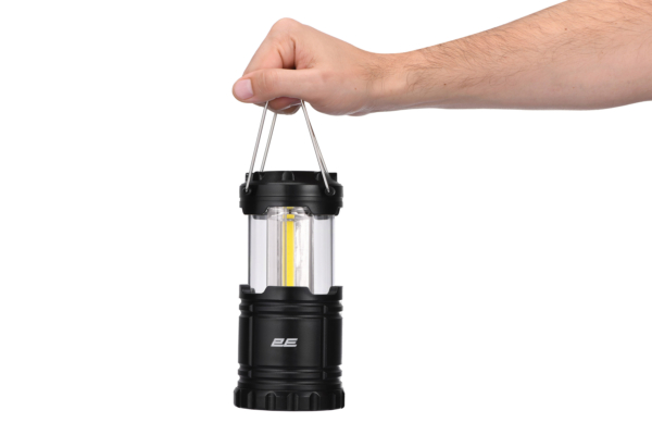 2E Camping lantern battery powered, AAx3, 200lm, 3W, folding