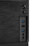 2E Корпус Alfa E190-3U без БП 2xUSB3.0, 1xUSB2.0 VGA 320мм ATX чёрный