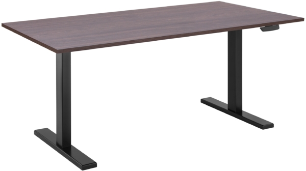 2E Computer table CE150WDARK-MOTORIZED with height adjustment