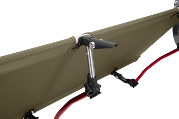 2E Tactical Folding bed FB Lite with height adjustment, 195x65x18-38cm, 3kg, green