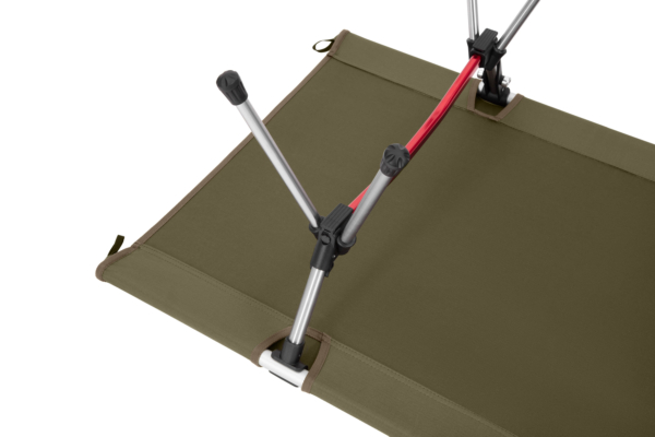 2E Tactical Folding bed FB Lite with height adjustment, 195x65x18-38cm, 3kg, green