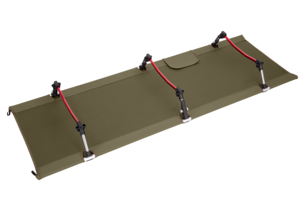 2E Tactical Folding bed FB Lite with height adjustment, 195x65x18-38cm, 3kg, green