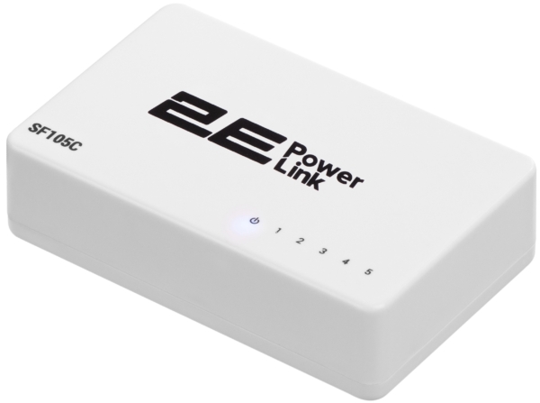 2E Комутатор PowerLink SF105C 5xFE, некерований, десктоп