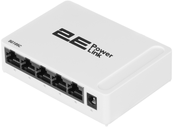 2E PowerLink SG105C 5xGE, Unmanaged gigabit desktop Switch, plastic case