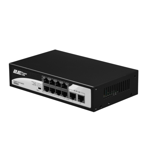 2E PowerLink SP802G 10xGE (8xGE PoE, 2xGE Uplink, 120W)