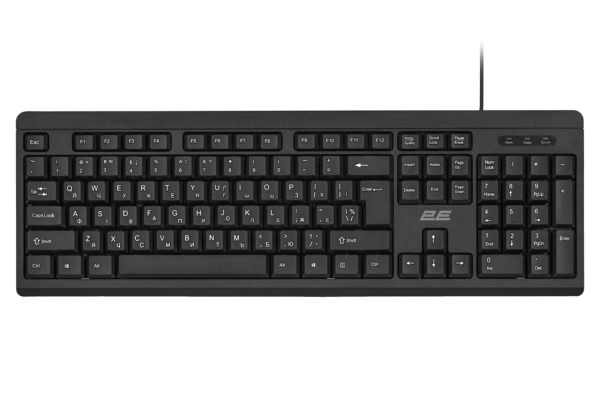 2E Combo keyboard and mouse MK401 USB-A, EN/UK, black