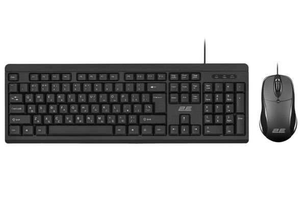 2E Combo keyboard and mouse MK401 USB-A, EN/UK, black