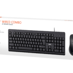 2E Combo keyboard and mouse MK401 USB-A, EN/UK, black