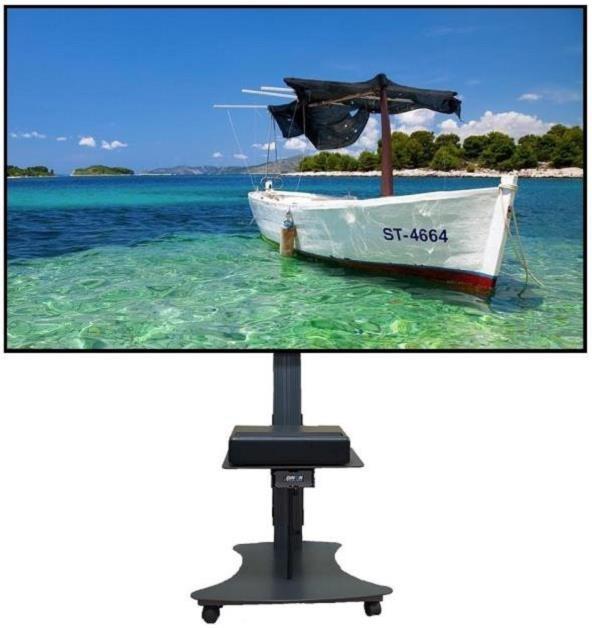 2E Mobile stand for UST projector and 100″ALR screen