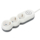 2E Power strip Plus 3XSchuko switch, 3G*1.0мм, 3м, white