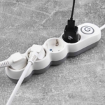 2E Power strip Plus 4XSchuko switch 3G1.0*3M, white