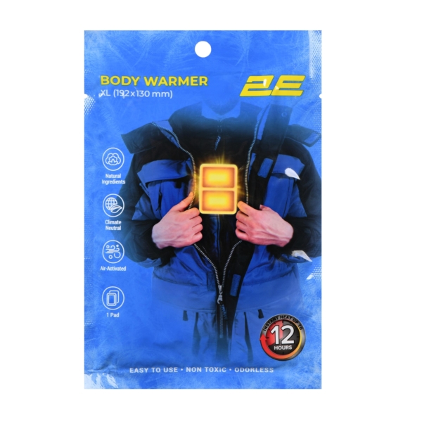 2E Tactical Chemical body warmer size XL (192x130mm), adhesive, up to 12 hours