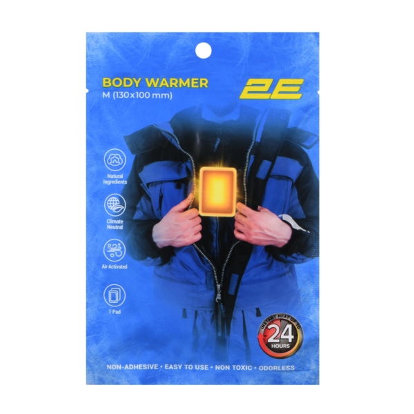 2E Tactical Chemical body/hand warmer size M (130x100mm), non-adhesive, up to 24 hours