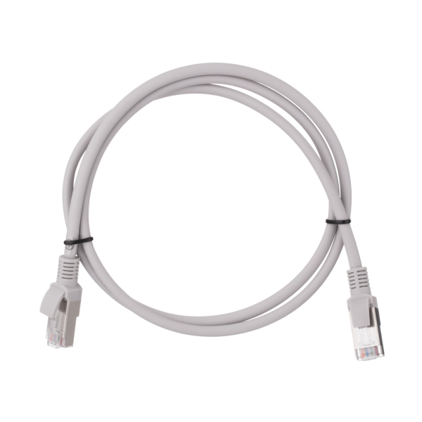 2E Патч-корд САТ 5e, FTP, 1м, 26AWG, RJ45, 7/0.16, Cu, LSZH, серый