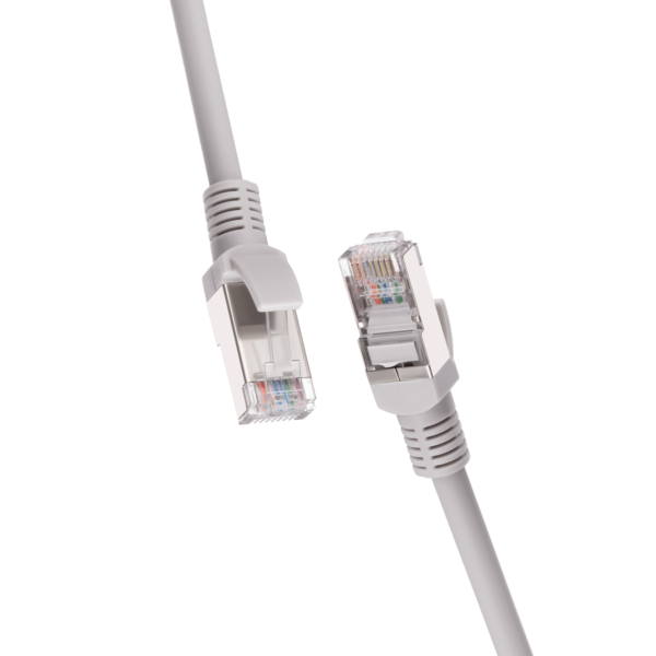 2E Патч-корд САТ 5e, FTP, 2м, 26AWG, RJ45, 7/0.16, Cu, LSZH, сірий