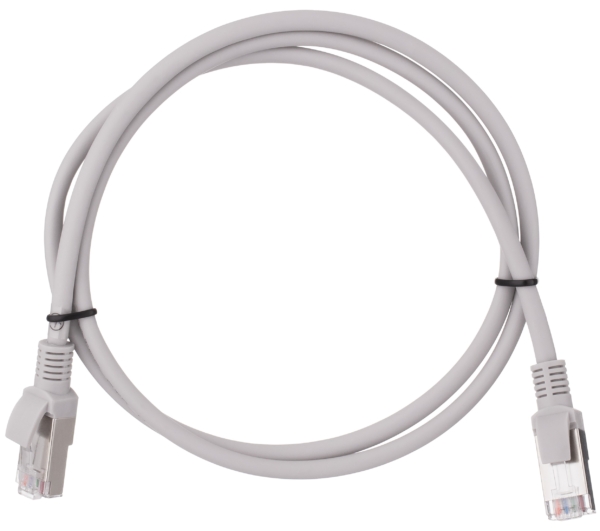 2E Патч-корд САТ 5e, FTP, 0.50м, 26AWG, RJ45, 7/0.16, Cu, LSZH, серый