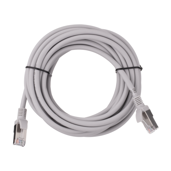 2E Патч-корд САТ 5e, FTP, 5м, 26AWG, RJ45, 7/0.16, Cu, LSZH, сірий