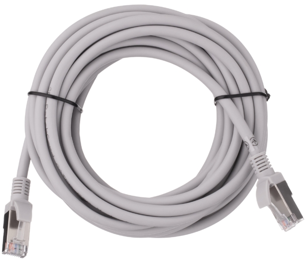 2E Патч-корд САТ 5e, FTP, 5м, 26AWG, RJ45, 7/0.16, Cu, LSZH, серый