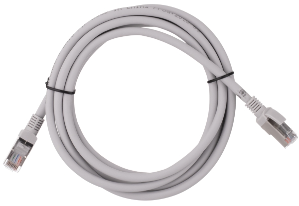 2E Патч-корд САТ 6, FTP, 2м, 26AWG, RJ45, 7/0.16, Cu, LSZH, сірий