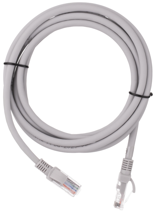 2E Патч-корд САТ 6, UTP, 3м, 26AWG, RJ45, 7/0.16, Cu, LSZH, сірий