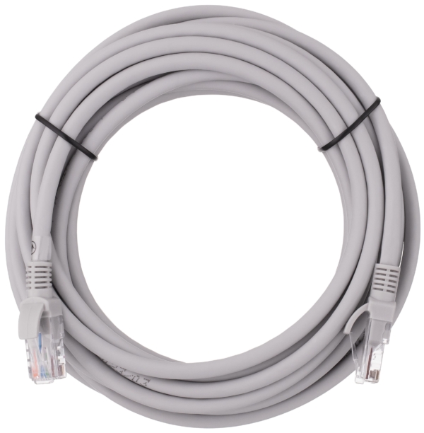 2E Патч-корд САТ 6, UTP, 5м, 26AWG, RJ45, 7/0.16, Cu, LSZH, серый