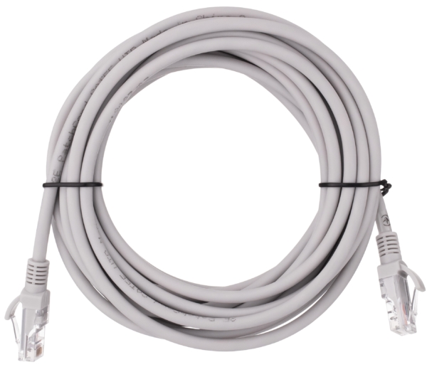 2E Патч-корд САТ 5e, UTP, 3м, 26AWG, RJ45, 7/0.16, Cu, LSZH, сірий