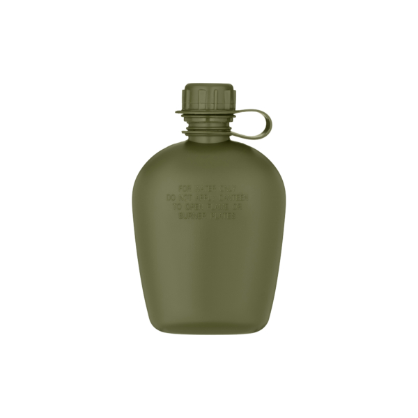 2E Tactical flask in a cover Flask WB01, 1l, with a mug for food, olive