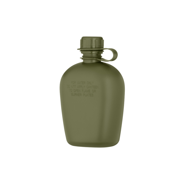 2E Tactical flask in a cover Flask WB01, 1l, with a mug for food, olive