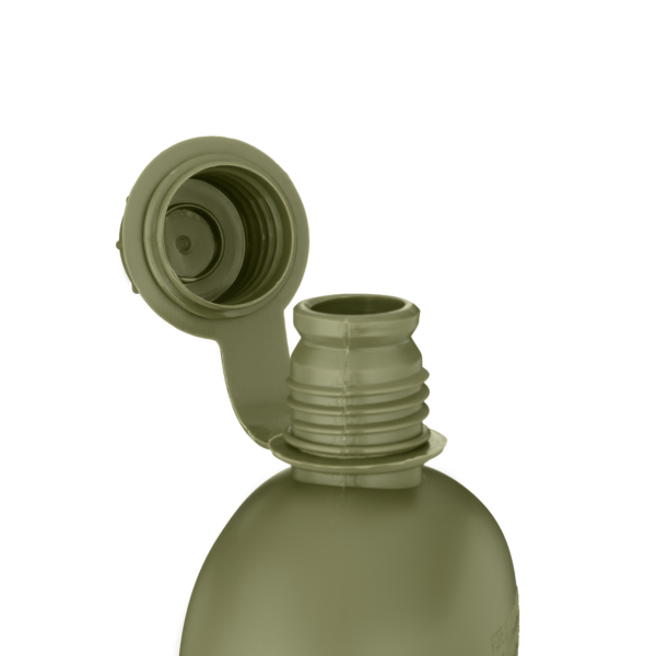 2E Tactical flask in a cover Flask WB01, 1l, with a mug for food, olive