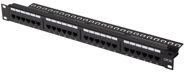 2E patch panel UTP cat 5e 24port