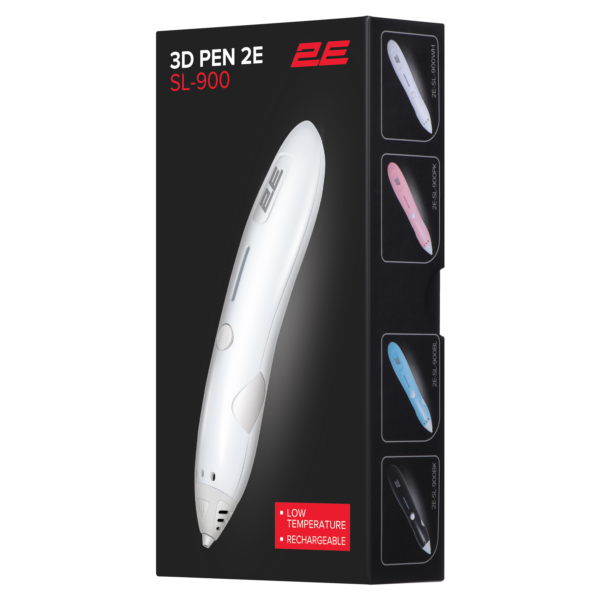 2E Ручка 3D SL_900, PCL, Aкб 500mAh, белый