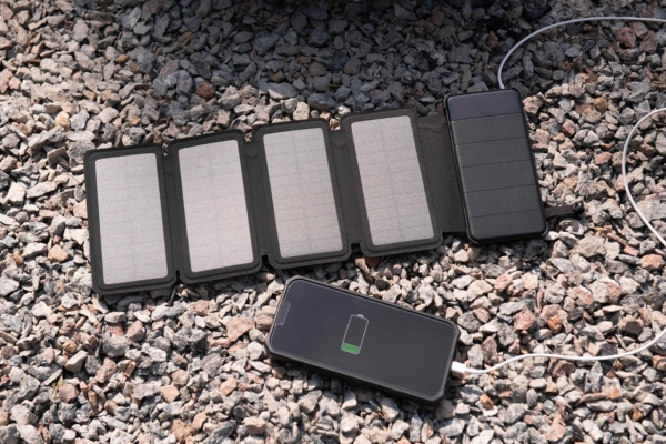 2E Power Bank Solar 8000mAh, black