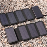 2E Power Bank Solar 8000mAh, black