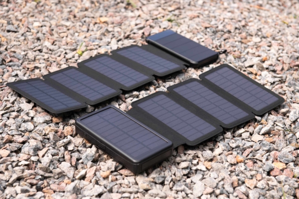 2E Power Bank Solar 8000mAh, black