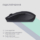 2E Mouse MF270 Silent Rechargeable WL Black