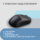 2E Mouse MF218 Silent WL BT Black/Gray