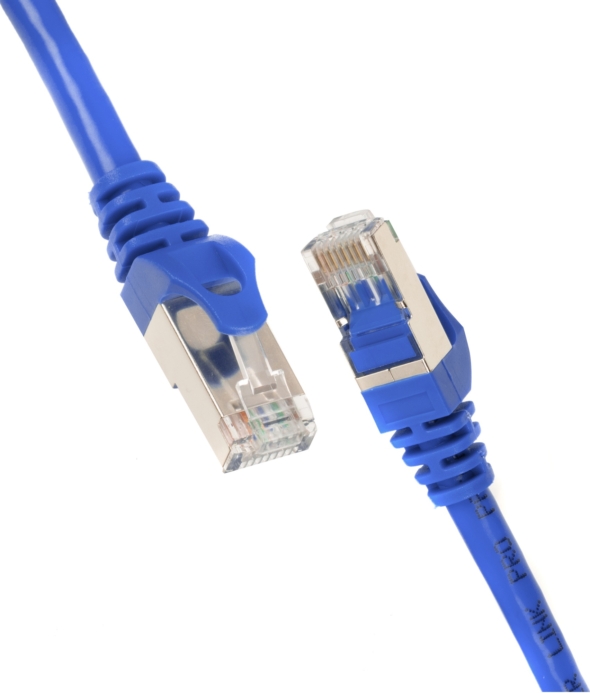 2E Патч-корд САТ 6, UTP, 1м, 26AWG, RJ45, 7/0.16, Cu, PVC, синій