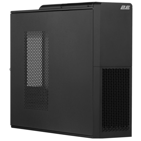 2E PC case S613ARGB-400, with PSU 2E 400W-SFX, 1xUSB3.0, 1хUSB Type-C, 1x80mm, Micro ATX/ Desktop, black