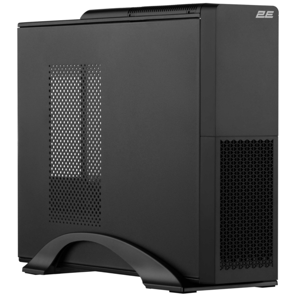 2E PC case S613ARGB-400, with PSU 2E 400W-SFX, 1xUSB3.0, 1хUSB Type-C, 1x80mm, Micro ATX/ Desktop, black