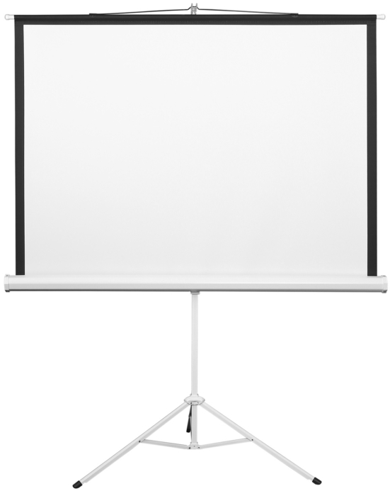 2E Tripod screen, 4:3, 72″, 1.45×1.1 m, MW