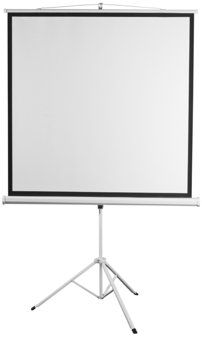 2E Tripod screen, 1:1, 96″, (1.72*1.72 m)