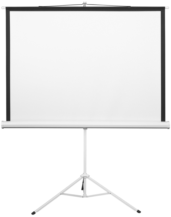 2E Tripod screen, 4:3, 86″, 1.72×1.3 m, MW