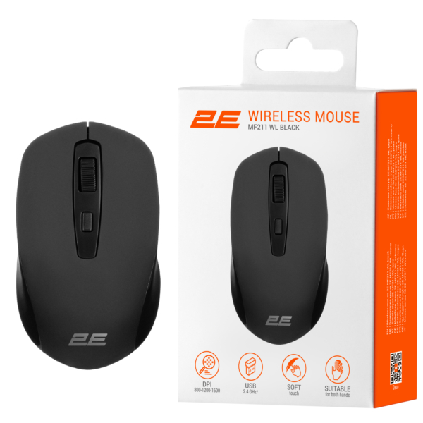 2E Mouse MF211, WL, black