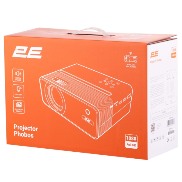 2E Projector Phobos FHD, 200 lm, LED, 1.3, WiFi