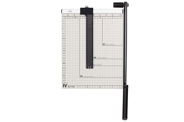 2E Різак для паперу A4 C-412S, різка 12стор, сталева поверхня, розмір 300х250mm