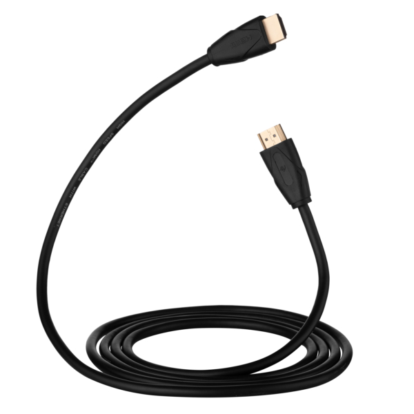 2E Cable HDMI (M/M) 2Е, 2м, 2.0, Slim High Speed Aluminum, black