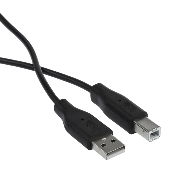 2E Кабель 2E USB-A (AM/BM) DSTP, 1.8m, black