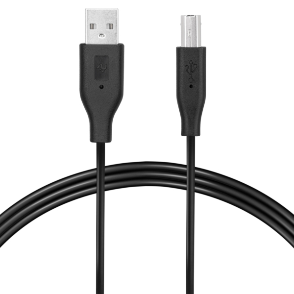 2E Кабель 2E USB-A (AM/BM) DSTP, 1.8m, black