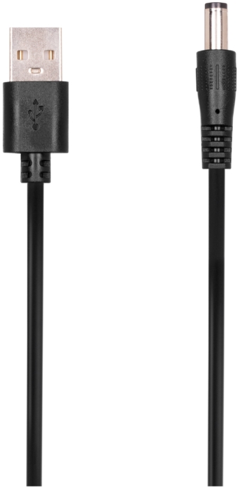 2E Кабель живлення USB-A – DC 5,5х2,1 мм, 5V/1,5A